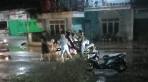 Bergilir, Satu Lubang Lima Pemotor Jadi Korban