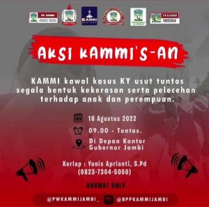 Hampir Satu Bulan Kematian Bocah Dalam Septic Tank Belum Terungkap, Besok Perempuan KAMMI Jambi Turun Aksi