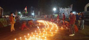Nyalakan Ratusan Lilin, Cipayung Plus Provinsi Jambi Gelar Aksi Solidaritas Atas Kematian Brigpol J