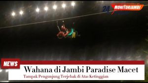 Pengunjung Terjebak di Sepeda Gantung, Proses Evakuasi Menegangkan di Taman Wisata Jambi Paradise