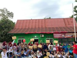 Semarak HUT ke-79 Kemerdekaan RI, Mahasiswa Kukerta Unja Gelar Perlombaan di Desa Rambutan Masam
