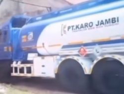 Mobil Tangki Penyalur BBM Industri PT Karo Jambi Diduga Masuk Gudang Penimbunan BBM Ilegal, Ngapain Ya?