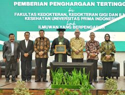 UNPRI Beri Penghargaan Kepada Kepala BPOM Prof dr Taruna Ikrar M.Biomed PhD