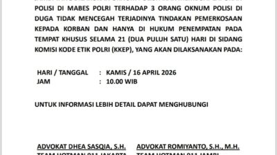 Kecewa Putusan Etik, Hotman 911 dan Korban Pemerkosaan Jambi Lapor ke Mabes Polri