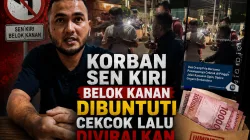 Korban Sen Kiri Belok Kanan Dibuntuti Cekcok Lalu Diviralkan Berujung Dimintai Uang