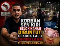 Korban Sen Kiri Belok Kanan Dibuntuti Cekcok Lalu Diviralkan Berujung Dimintai Uang