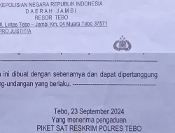 2 Tahun Tanpa Kepastian Hukum, Kuasa Hukum Pertanyakan Kinerja Satreskrim Polres Tebo